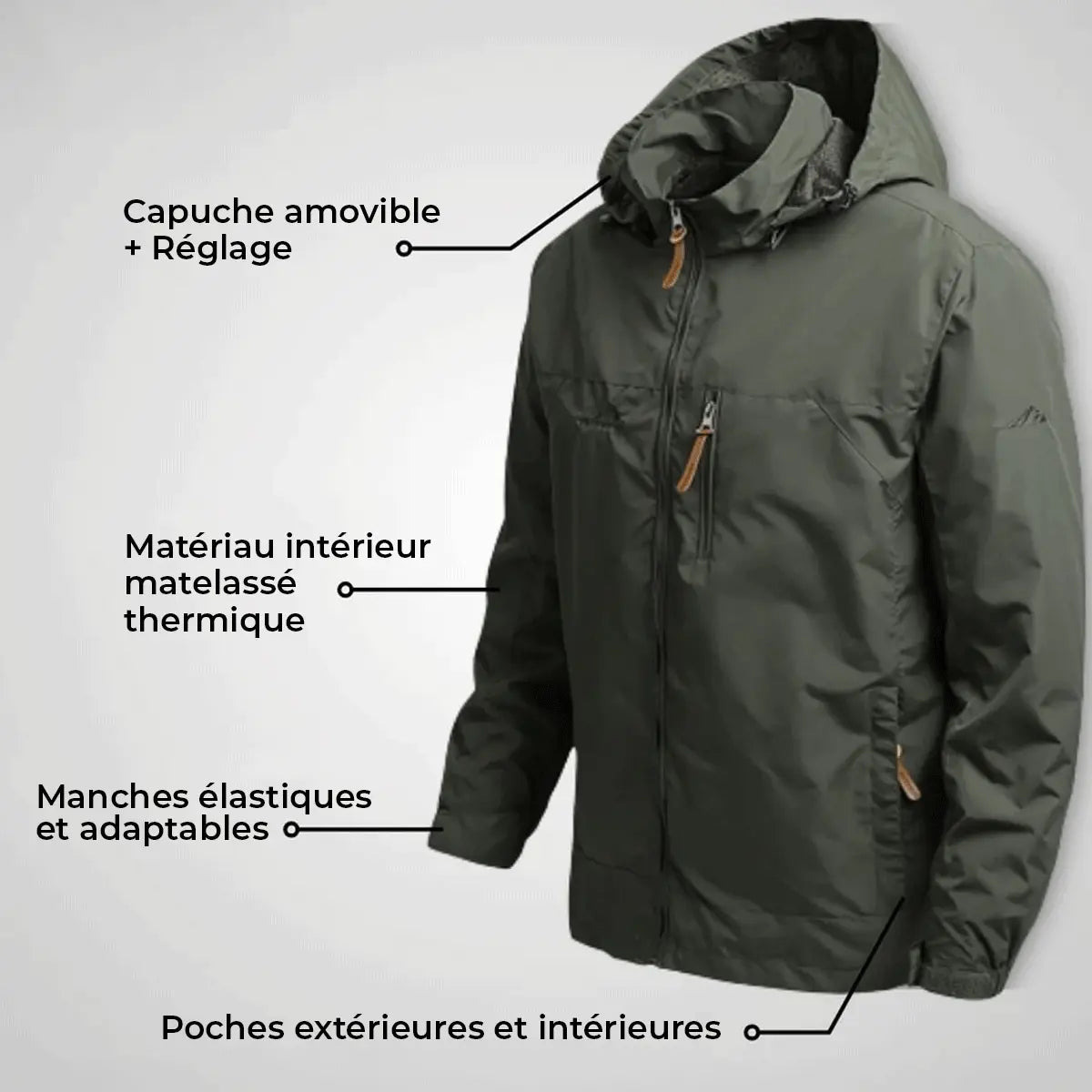 Veste Tactique Militaire Island® (+ Porte-clés Lampe de Poche Offert)